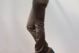 Saténové úzké kalhoty Zara, XS