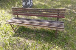 Dřevěná zahradní lavička 160 cm