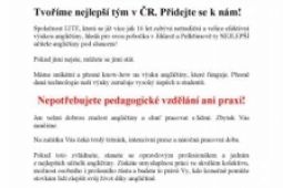 Nejlepší učitelé angličtiny pod sluncem!