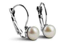 Náušnice s říčními perlami