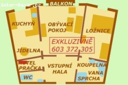 PRONÁJEM-PHA 2 - Vinohrady - reprezentativní 2+1/B s výhledem